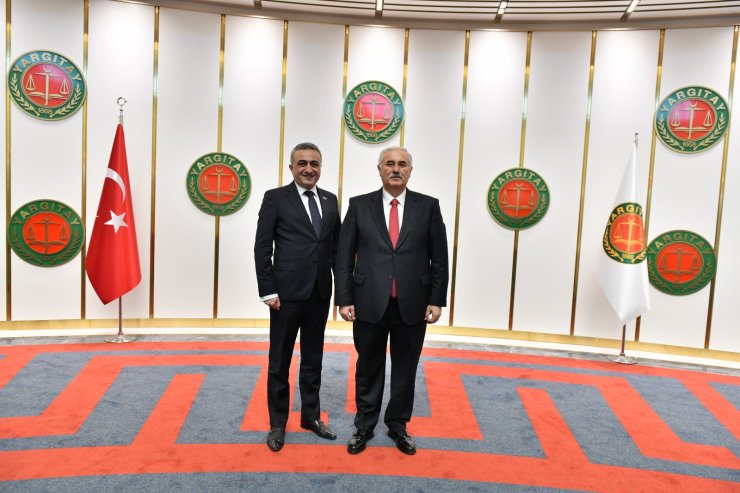 Yargıtay Başkanı Akarca, Azerbaycan Barolar Birliği Başkanı Bağırov'u Kabul Etti