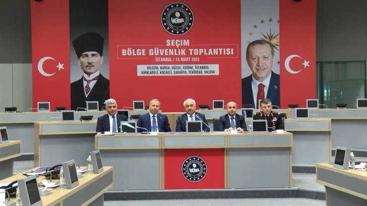 Marmara Bölgesi Seçim Güvenlik Toplantısı Gerçekleştirildi